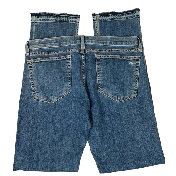 Rag & Bone Lottie Bone Side Slit Raw Hem Jean Size 29 - Picture 2 of 13